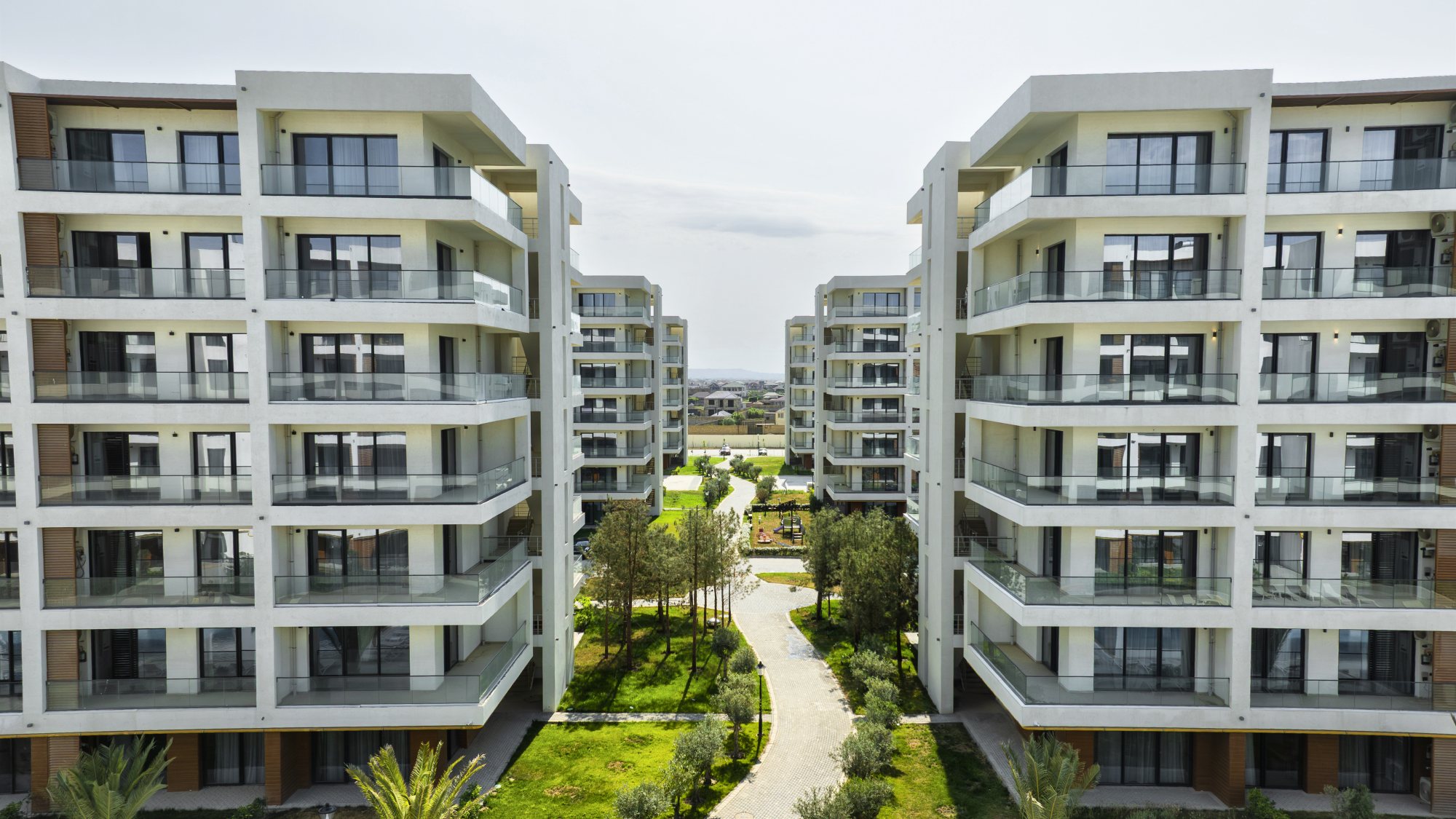 Фотография построенного внутреннего двора Park Residences