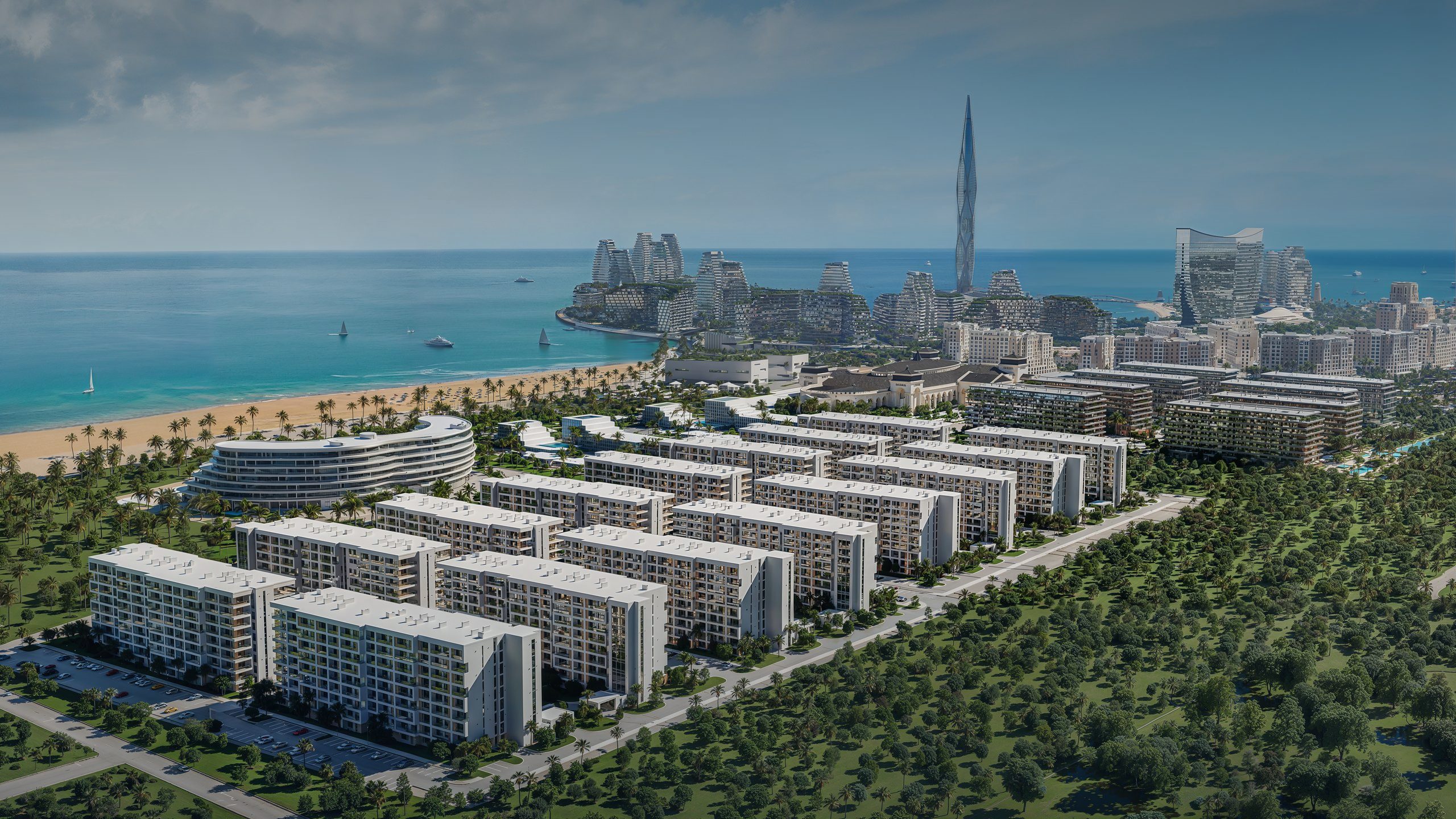 Жилой комплекс Park Residences на берегу Каспийского моря